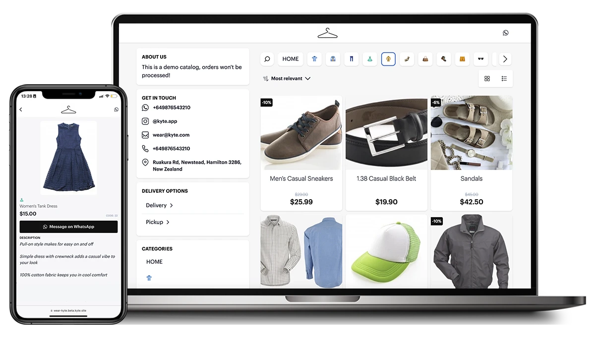 Online Storefront Solution Functional Catalog For Your Business
